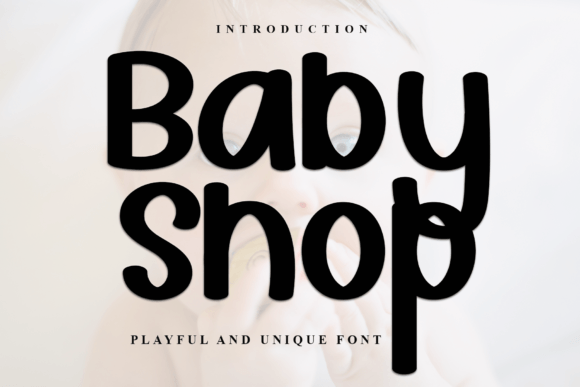 Baby Shop Font for Elegant Web Design