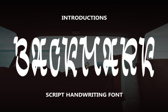 Backmark: A Playful Display Font for Digital Creativity