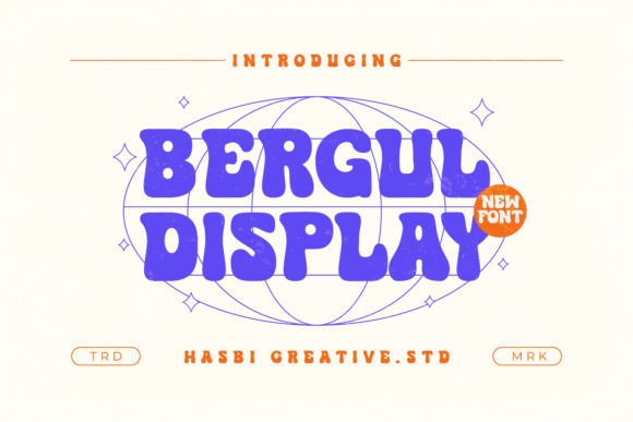 Bergul Display Font for Vintage-Inspired Branding