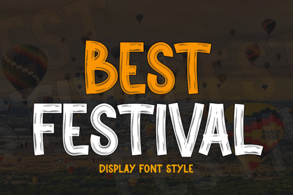 Best Festival Font for Modern Editorial Design