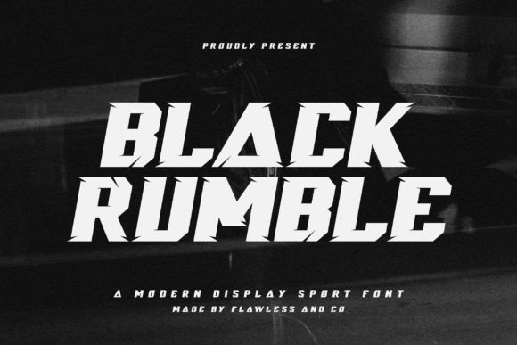 Black Rumble Font for High-Energy Web Designs