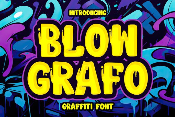 Blow Grafo: A Bold Display Font for Creative Projects