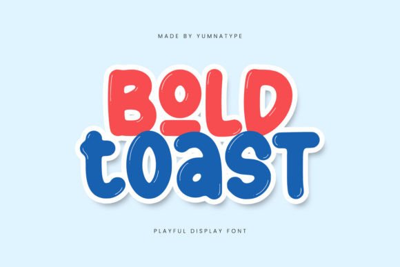 Bold Toast: A Playful Font for Eye-Catching Branding