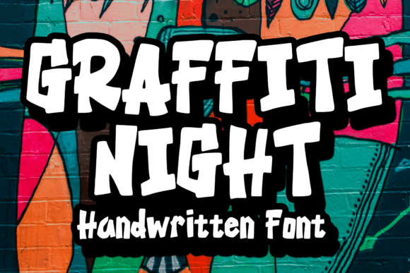 Graffiti Night Font for Bold Branding and Street Style Design