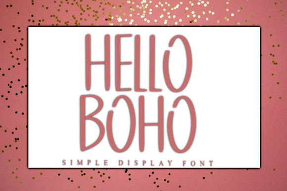 Hello Boho Display Font for Engaging Visual Campaigns