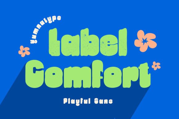 Label Comfort: A Bold Display Font for Editorial Design
