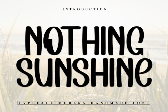 Nothing Sunshine: A Delicate Font for Elegant Branding