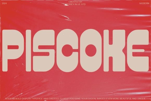 Piscoke Display Font for Professional Web Design