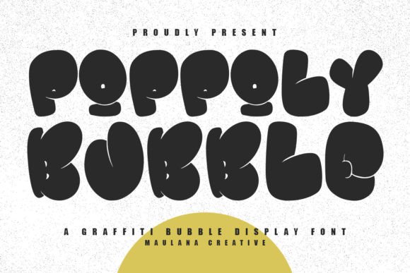 Poppoly Bubble: The Playful Font for Dynamic Campaigns