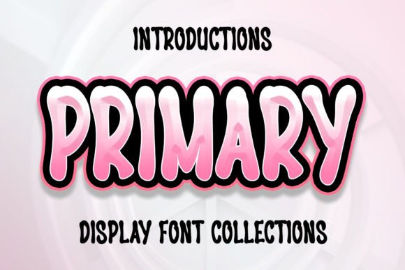 Primary: A Bold Display Font for Dynamic Editorial Design