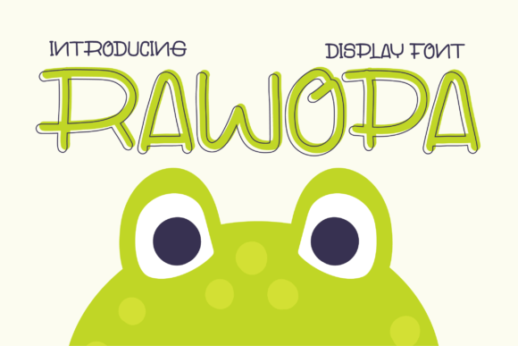 Rawopa Font for Playful Campaign Designs