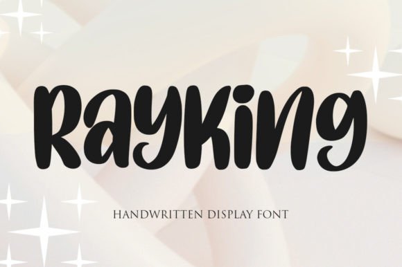 Rayking: A Playful Handwritten Font for Creative Projects