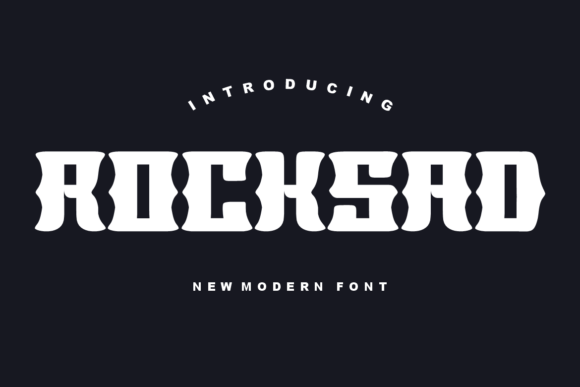 Rocksad Font for Bold and Modern Editorial Design