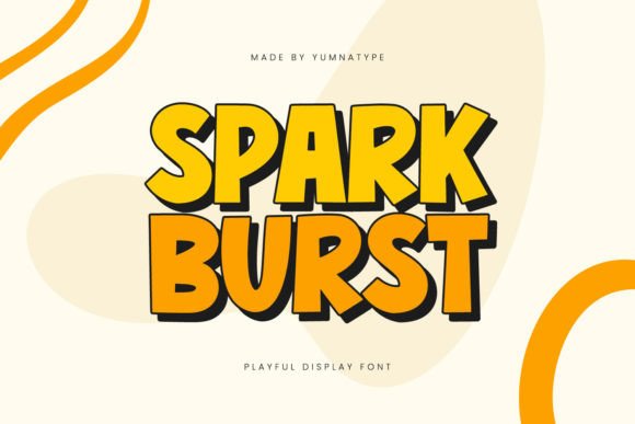 Spark Burst: A Playful Font for Bold Branding