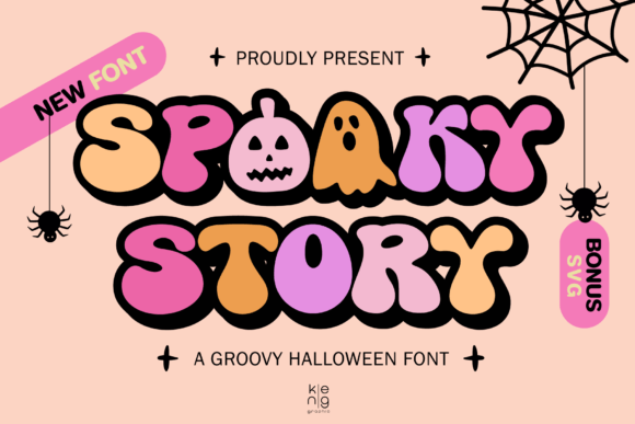 Spooky Story Font for Halloween-Themed Web Design