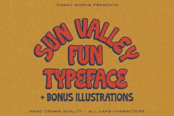 Sun Valley Font: A Playful Display Font for Creative Projects