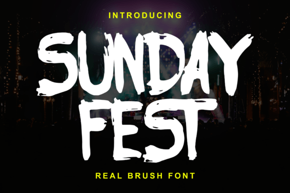 Sunday Fest Font for Handmade Creations and Commercial Designs