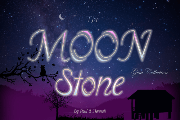 The Moonstone Font for Branding and Campaign Design