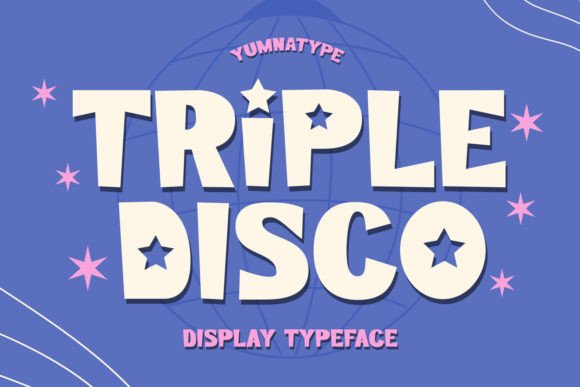 Triple Disco: A Bold Display Font for Impactful Branding