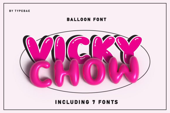 Vicky Chow Font for Cheerful Branding and Display Design
