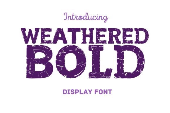 Weathered Bold: A Font That Elevates Branding